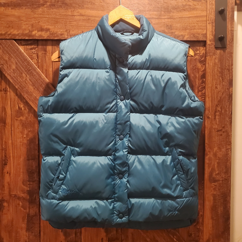 Cabela's Teal Puffer Vest for Men